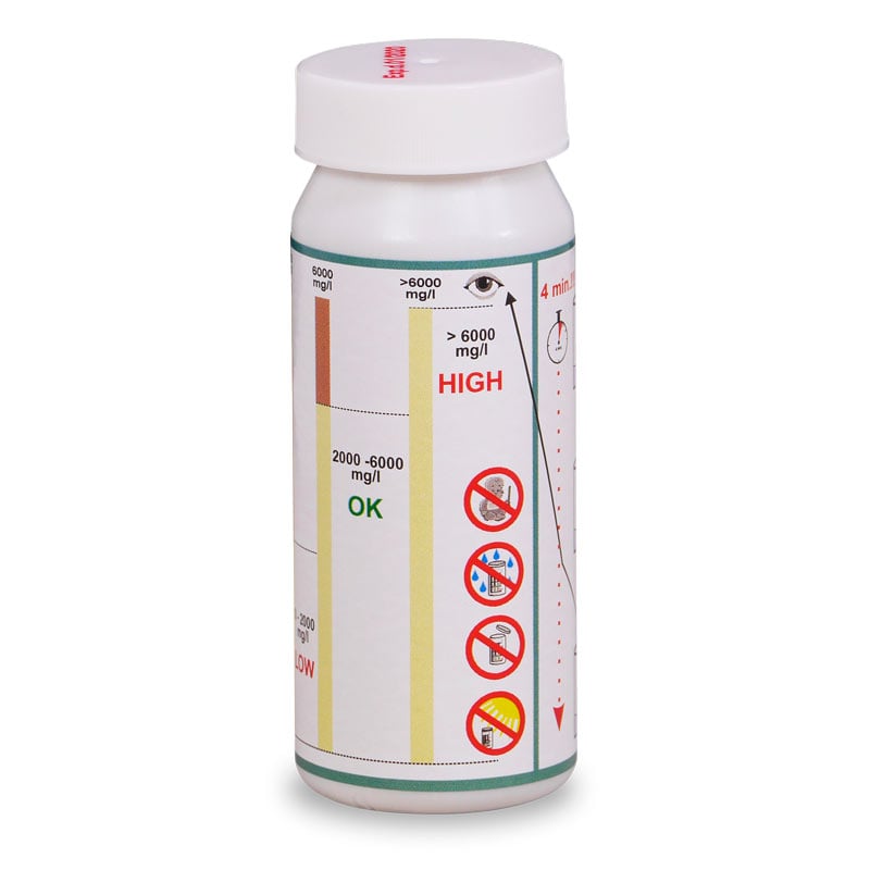 POOL Total Teststreifen Salz (NaCl) 0-7000 mg/l (20 TestStrips)