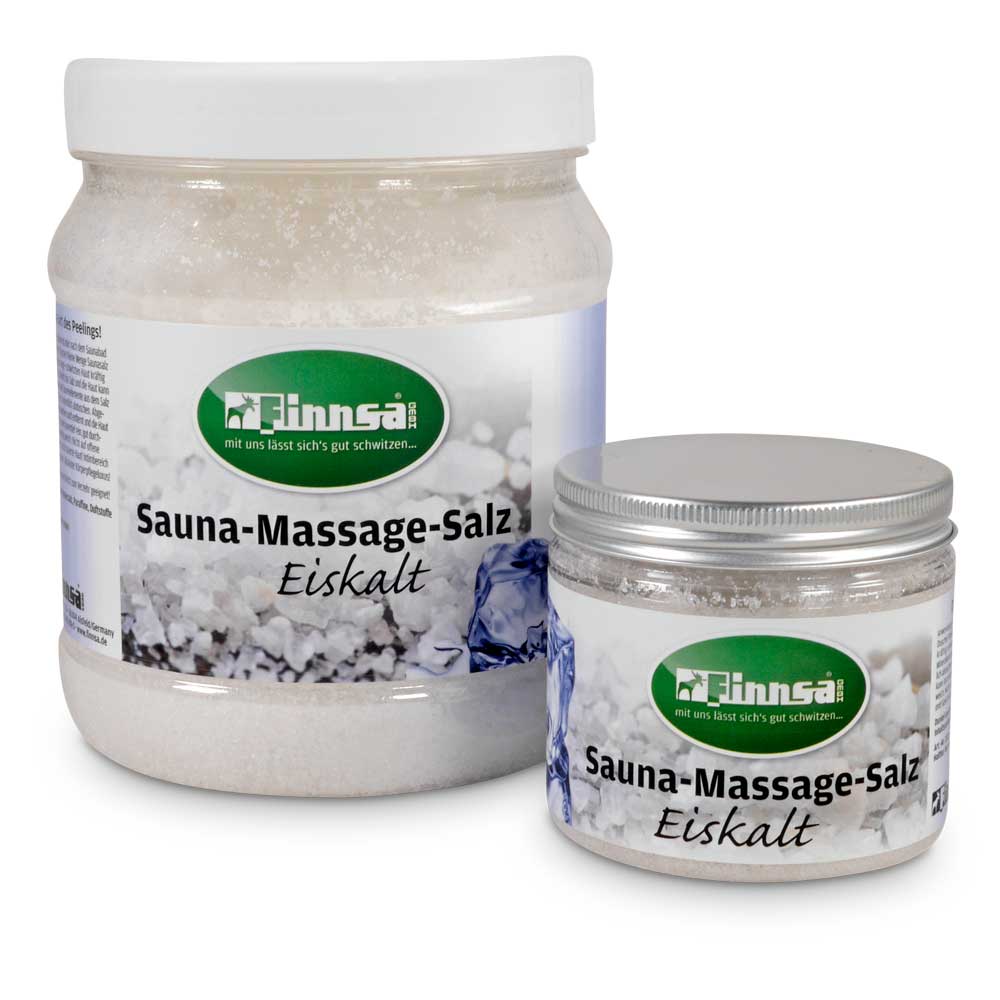 Finnsa Sauna Massage Salz Eiskalt in 3 Größen