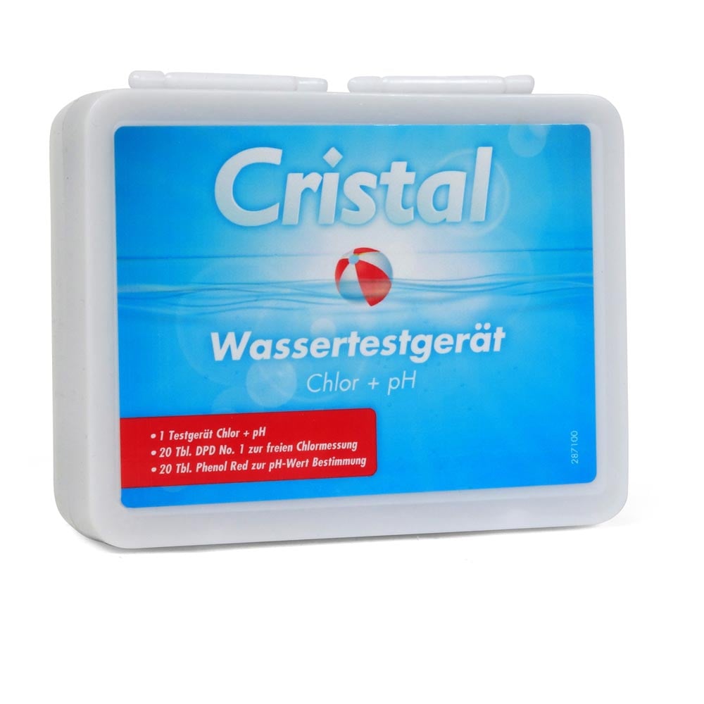 CRISTAL Wassertestgerät Chlor + pH-Wert