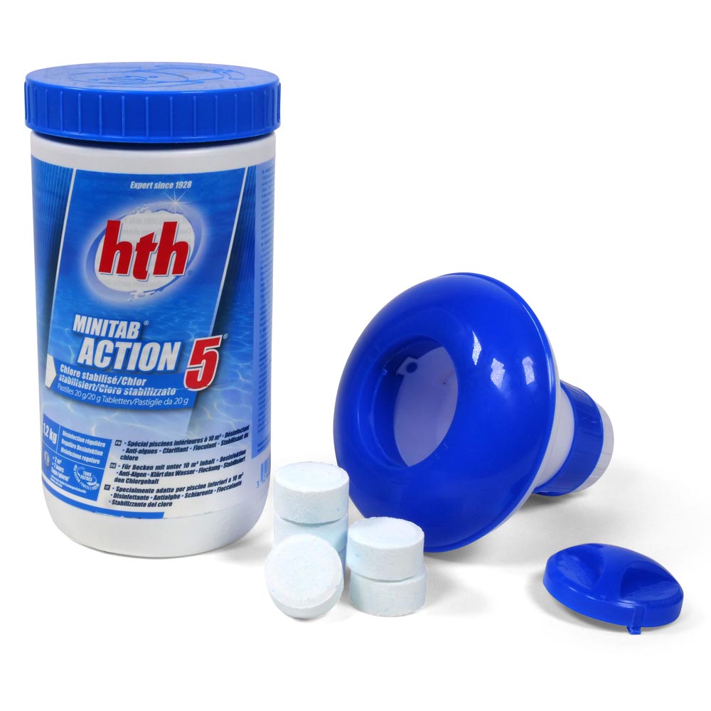 SET> hth ACTION 5 20g MultiTabs + Chlordosierer