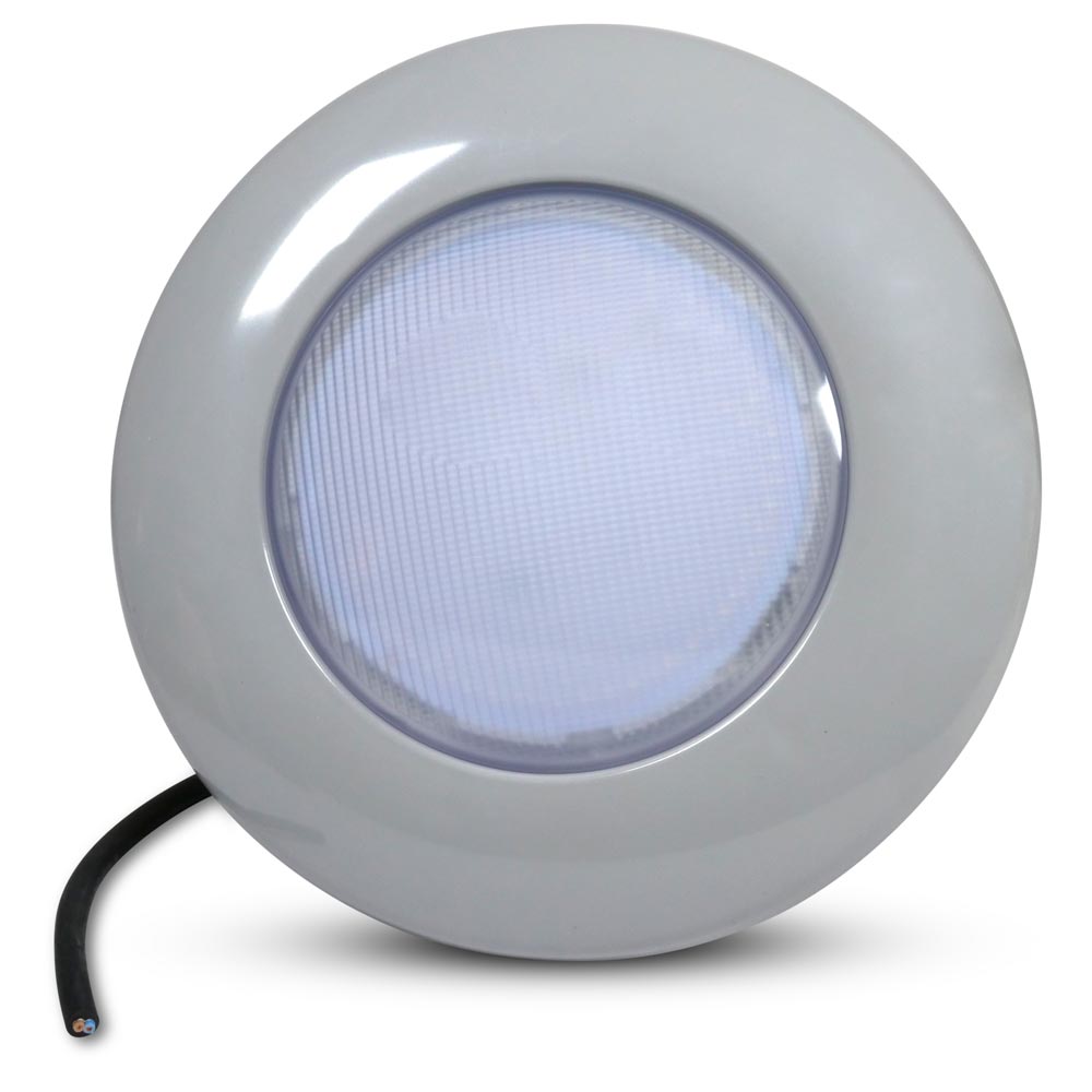 LED-Strahler RGB mit Frontring PAR 56 + Fernbedienung (hellgrau)