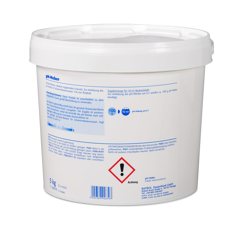 Bellaqua pH-Heber Granulat 5,0 kg
