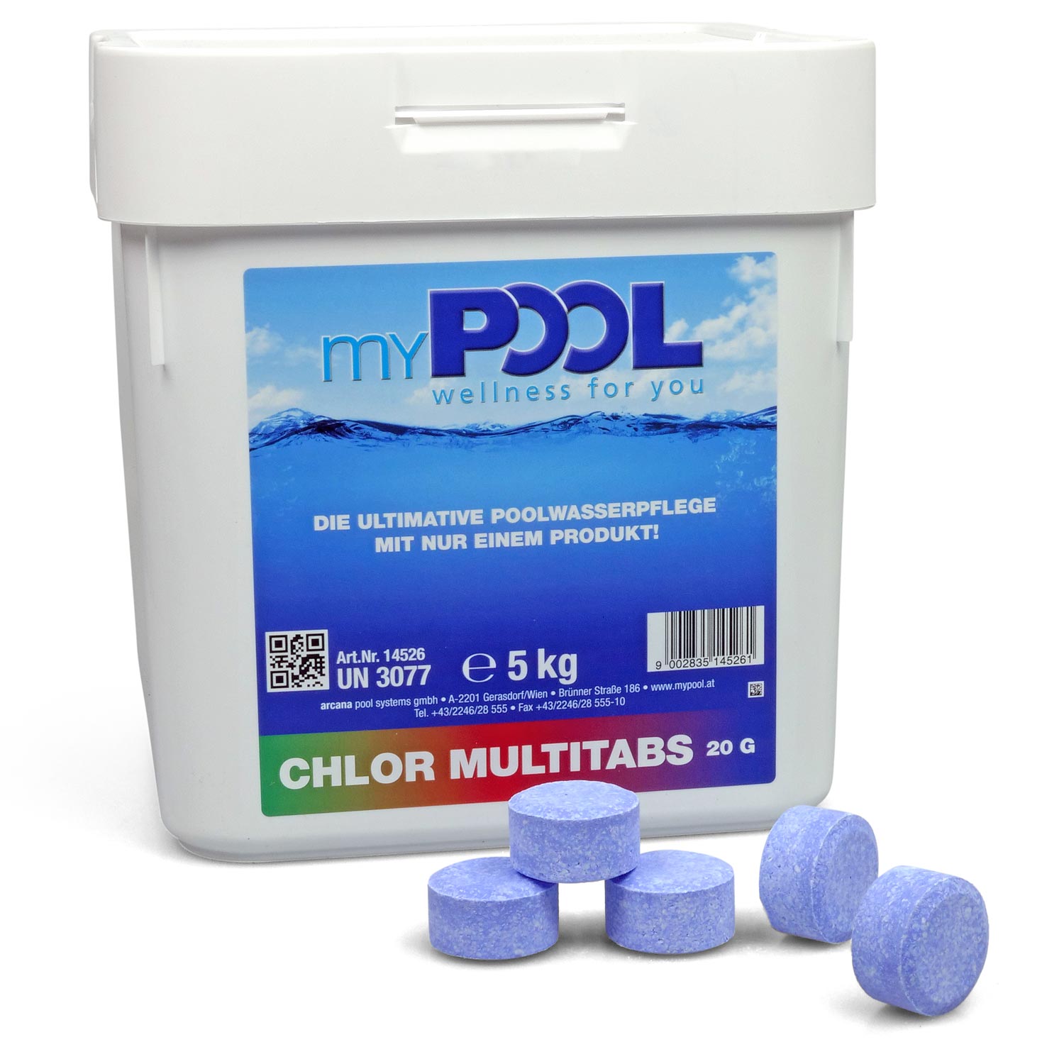 myPOOL Chlor MultiTabs Mini 20g 5,0 kg