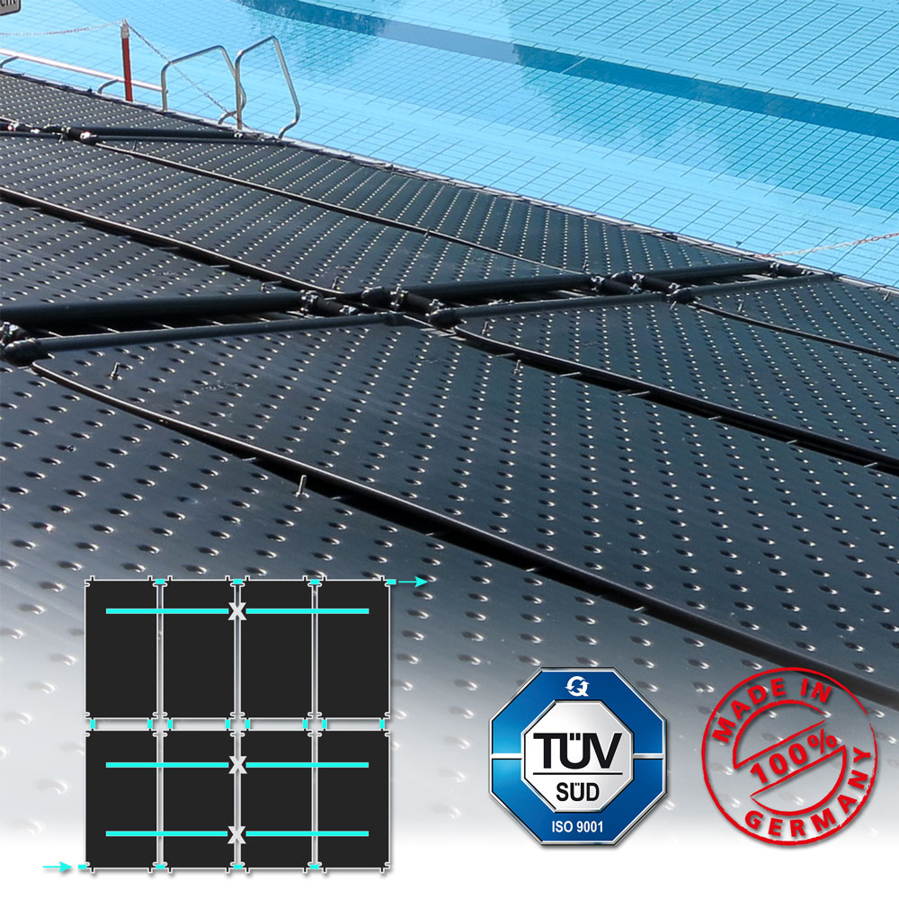 HelioPool Solar-Set bis 30 m² Wasseroberfläche
