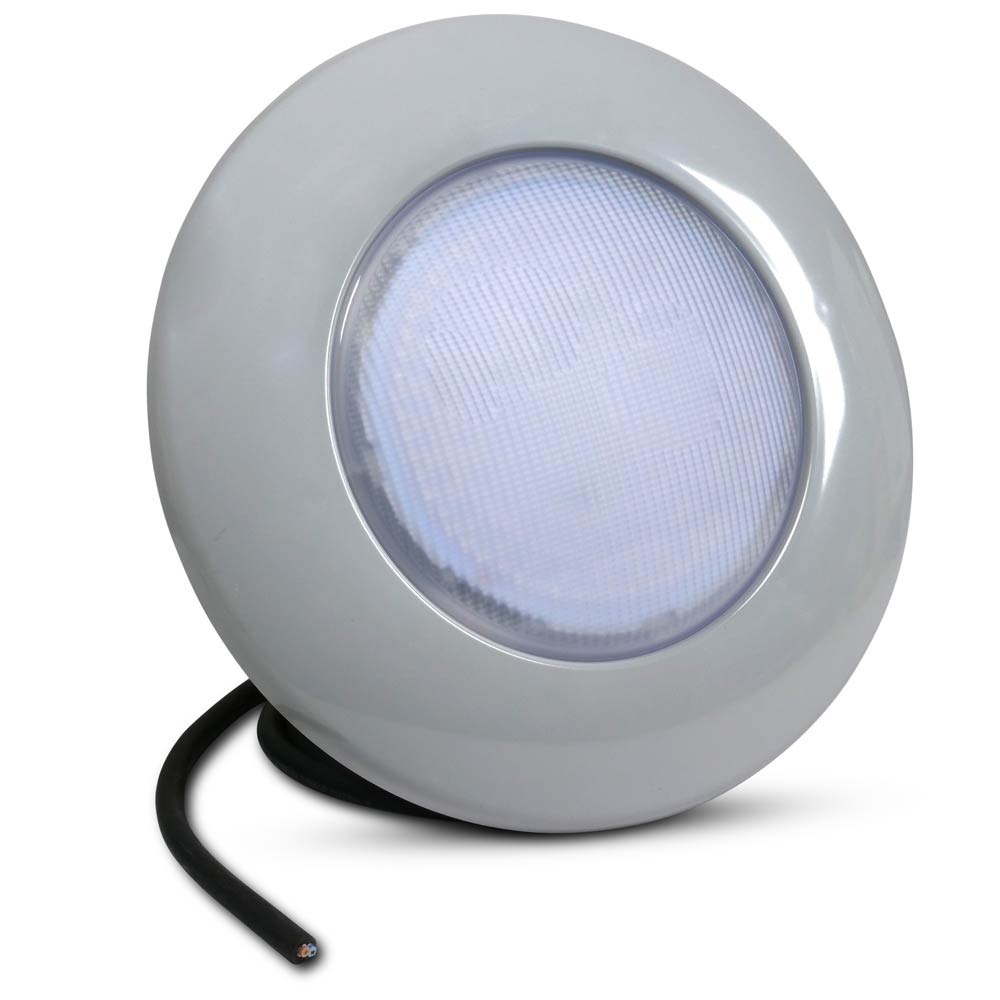 LED-Strahler weiß mit Frontring für PAR 56, 1300 lm (hellgrau)