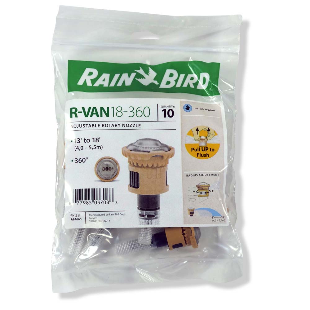 10x Rain Bird R-VAN 18 (360°)