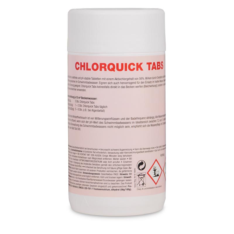 myPOOL Chlorquick Tabs Tabletten 20gr. schnelllöslich 1,0 kg