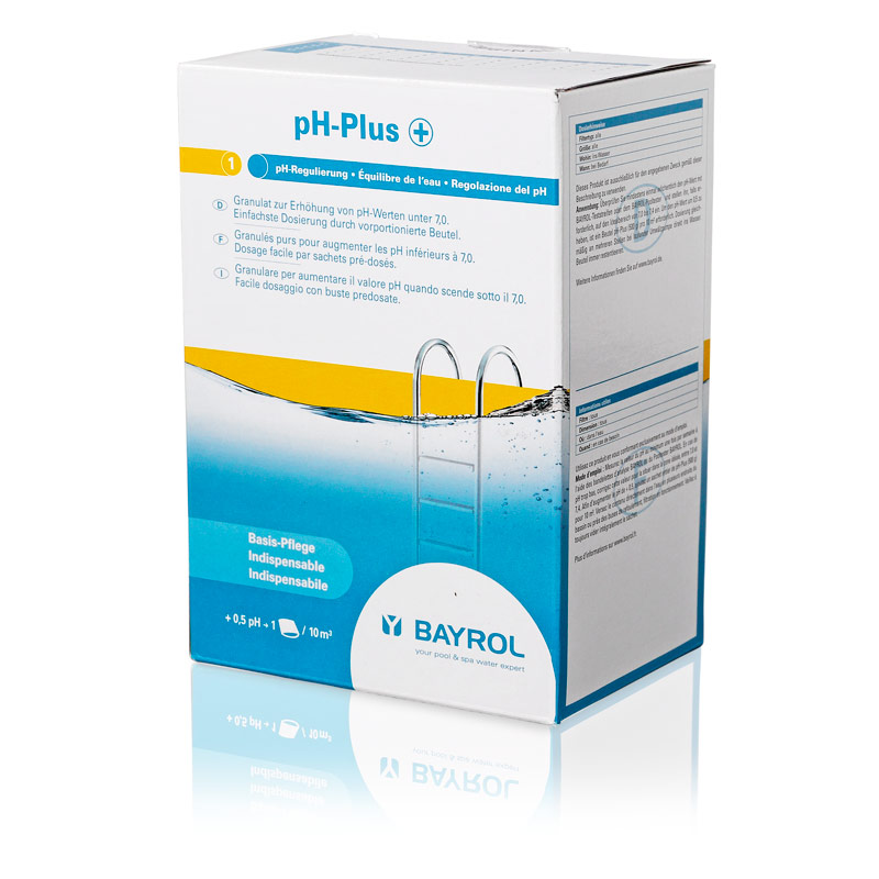 BAYROL pH-Plus Granulat 1,5 kg im Dosierbeutel Gebinde-Größe:: 1,5 kg in 500g Btl.