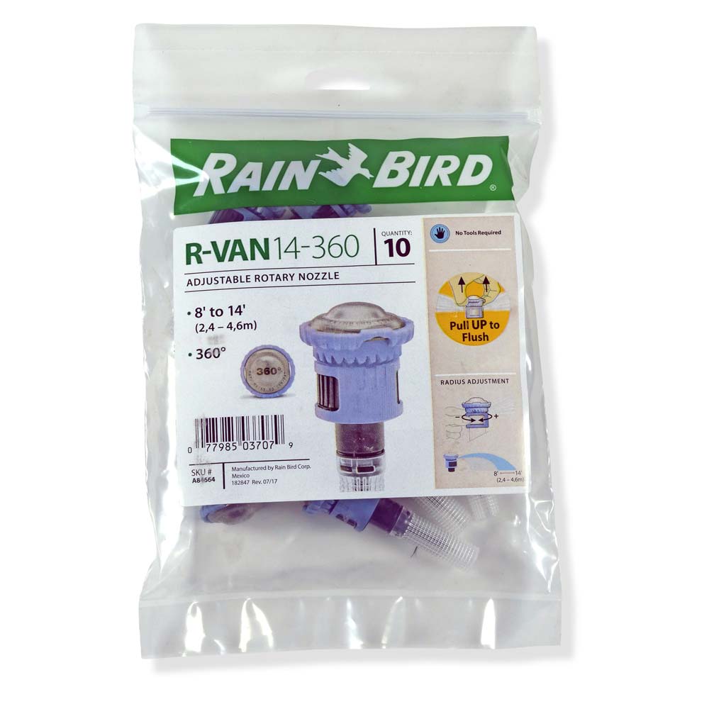 10x Rain Bird R-Van 14 (360°)