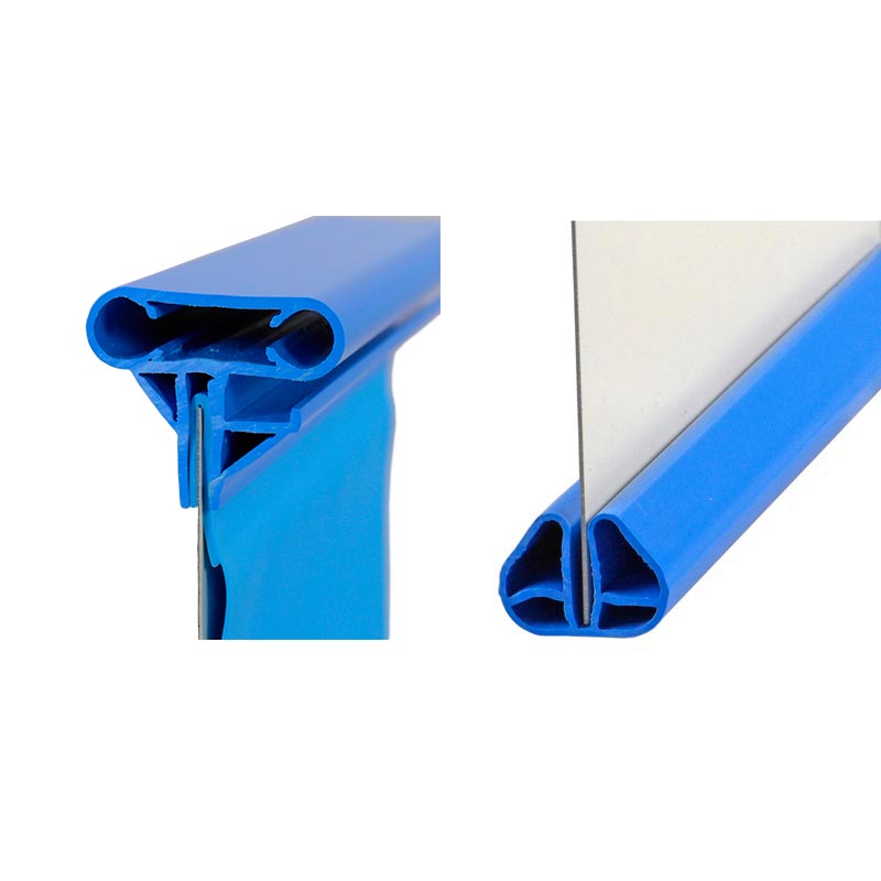 SET> Ovalpool 3,50 x 7,00 x 1,35 m blau, Folie 0,80 mm, Handlauf STYLE