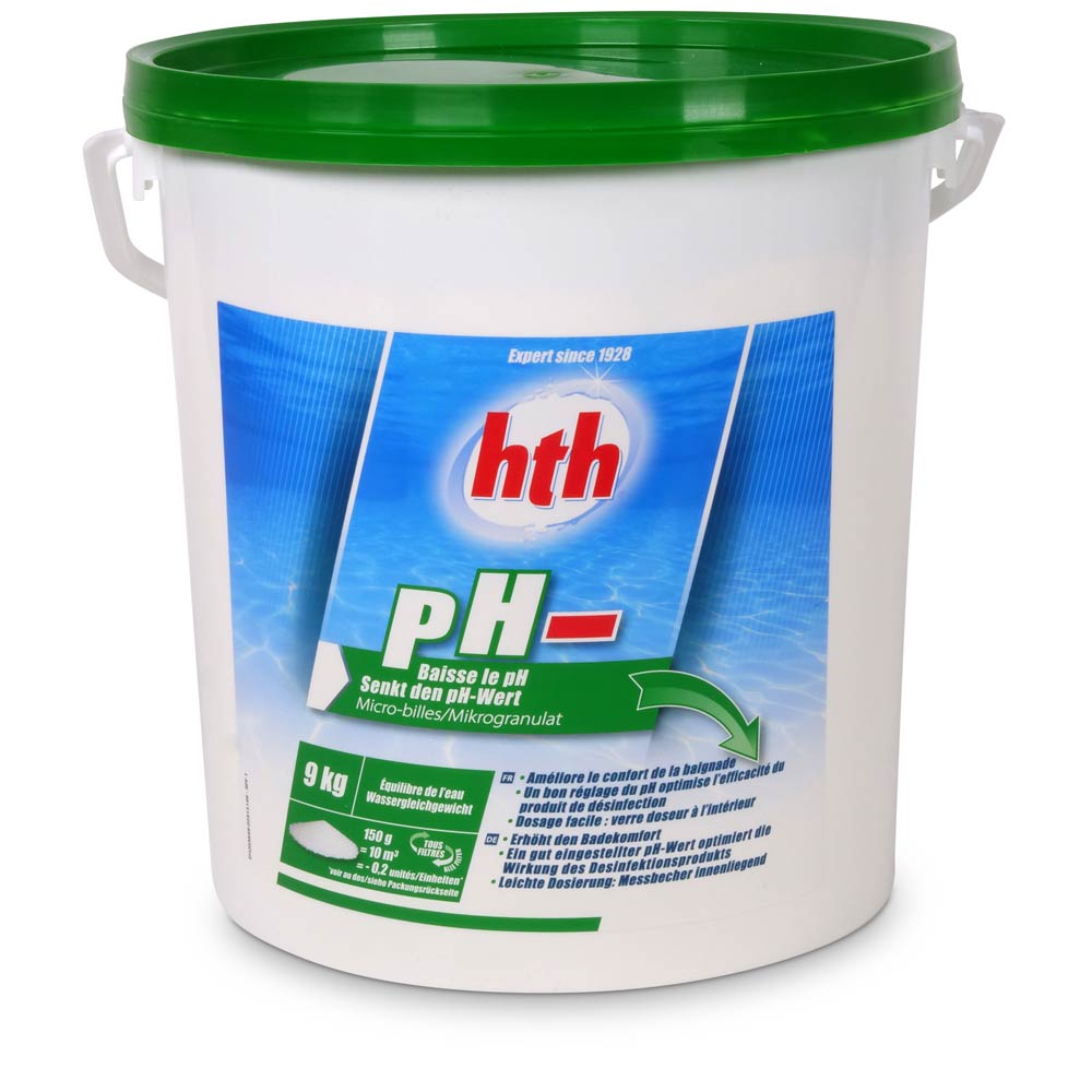 hth pH Minus Pulver 9,0 kg Eimer