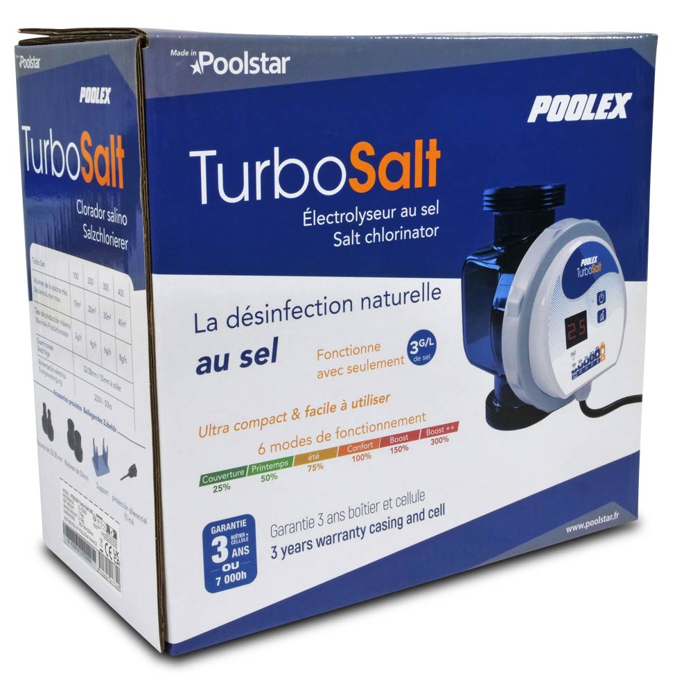 Turbo Salt Salz-Elektrolysegerät für Schwimmbecken 20 - 30 m³