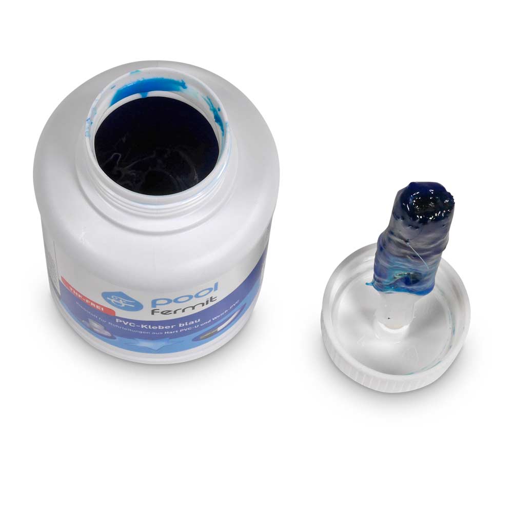 SET> Fermit PVC-Kleber blau 250 ml + Reiniger 125 ml