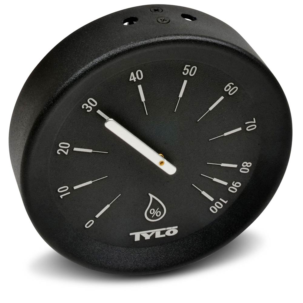 SET> Tylö Thermo- u. Hygrometer Brilliant Black