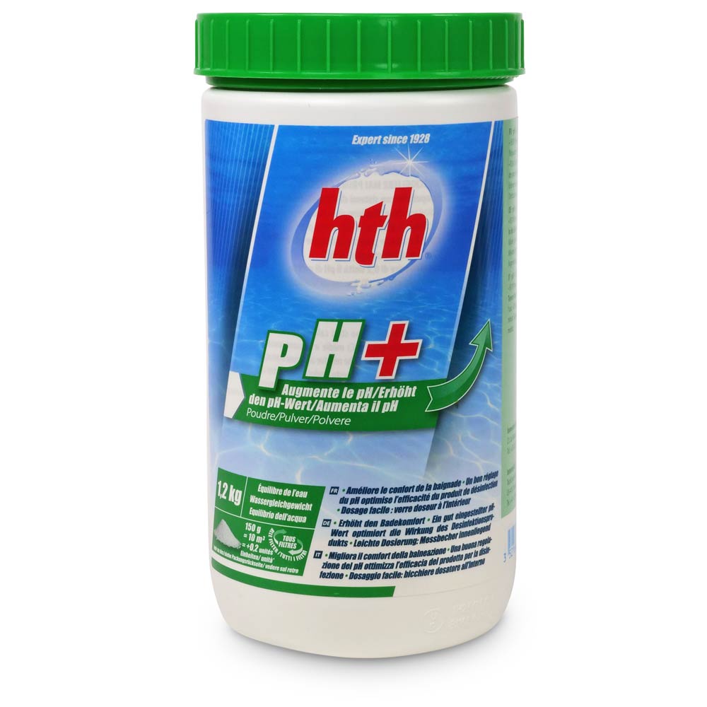 hth pH-Plus Pulver 1,2 kg Dose