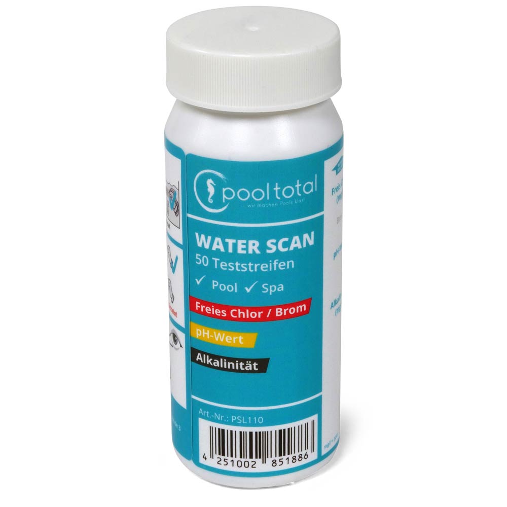 Water SCAN Teststreifen Chlor, pH + Alkalinität