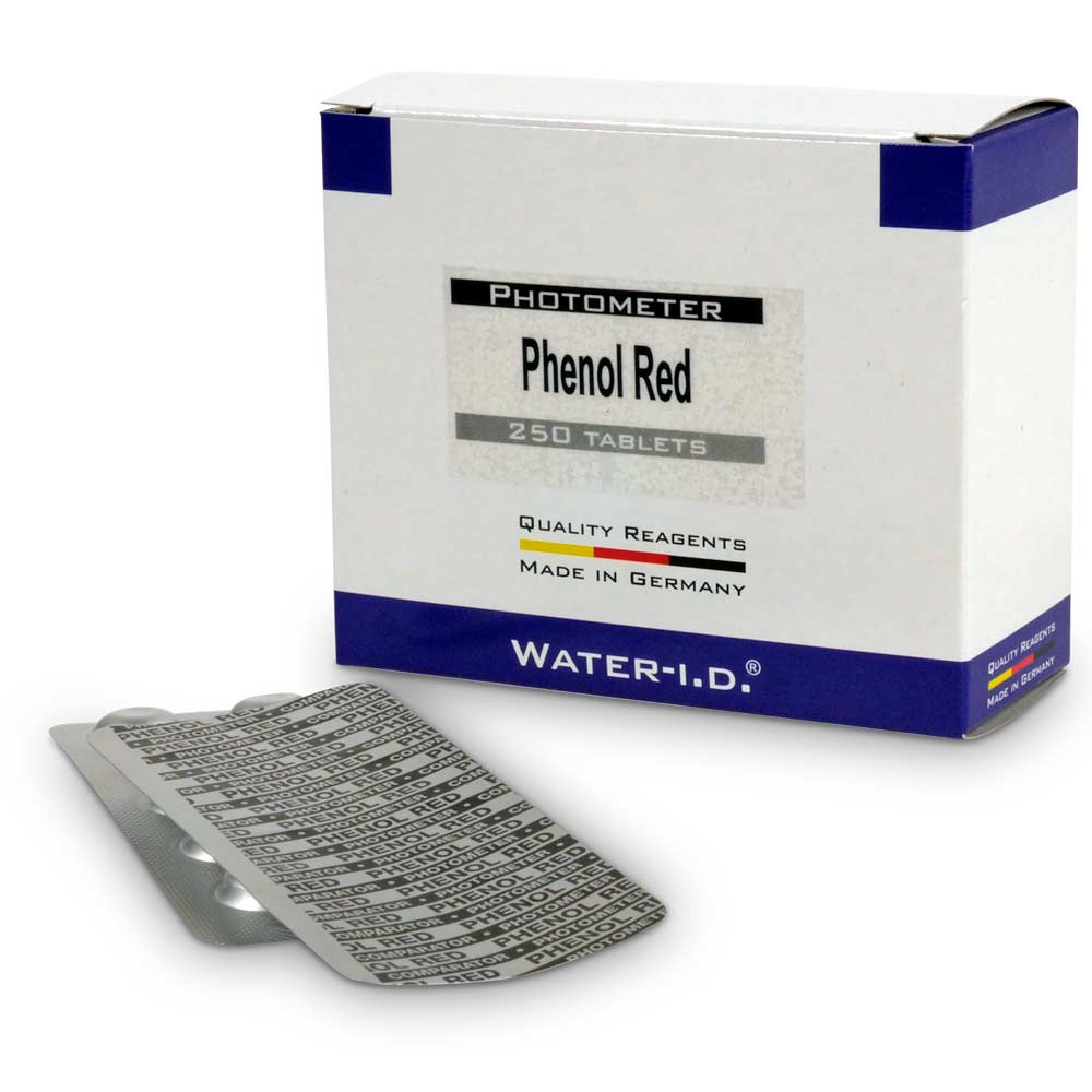 250 Stk. Phenol Red Tabletten für Photometer (25 Streifen)