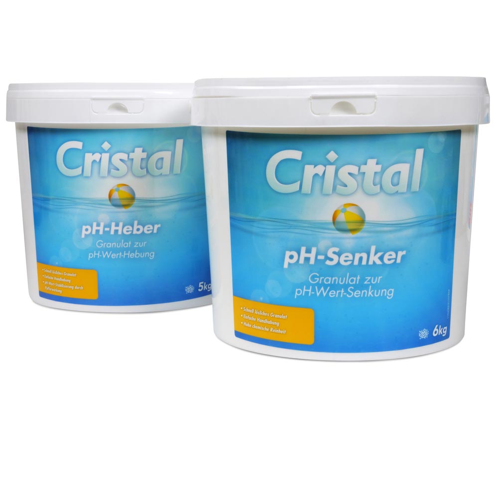 Cristal SET pH-Heber + pH-Senker 11 kg