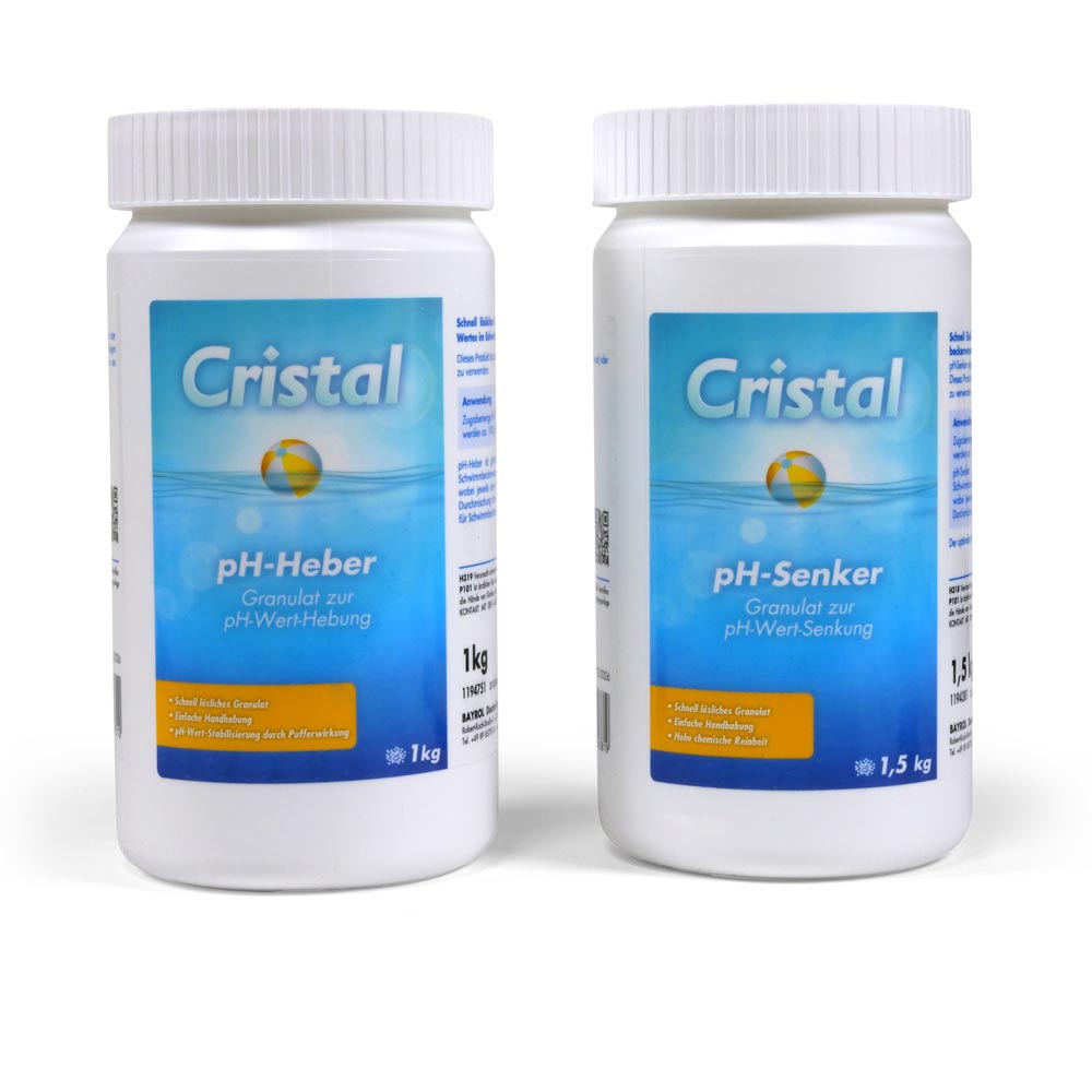 Cristal SET pH-Heber + pH-Senker 2,5 kg