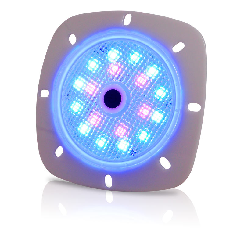 SeaMAID LED-Magnet-Scheinwerfer Kunststoff weiss LED RGB
