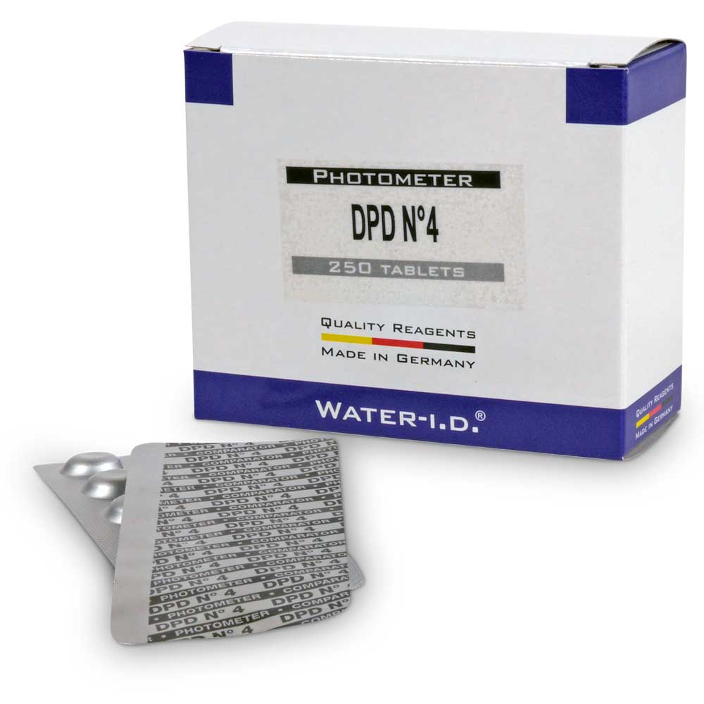 250 Stk. DPD 4 Tabletten für Photometer (1 Karton)