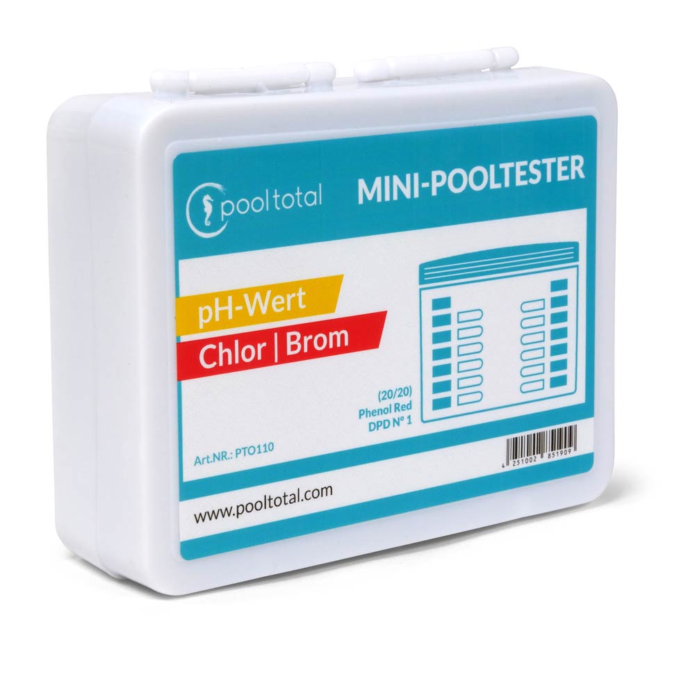 Mini-Pooltester Chlor, Brom + pH-Wert