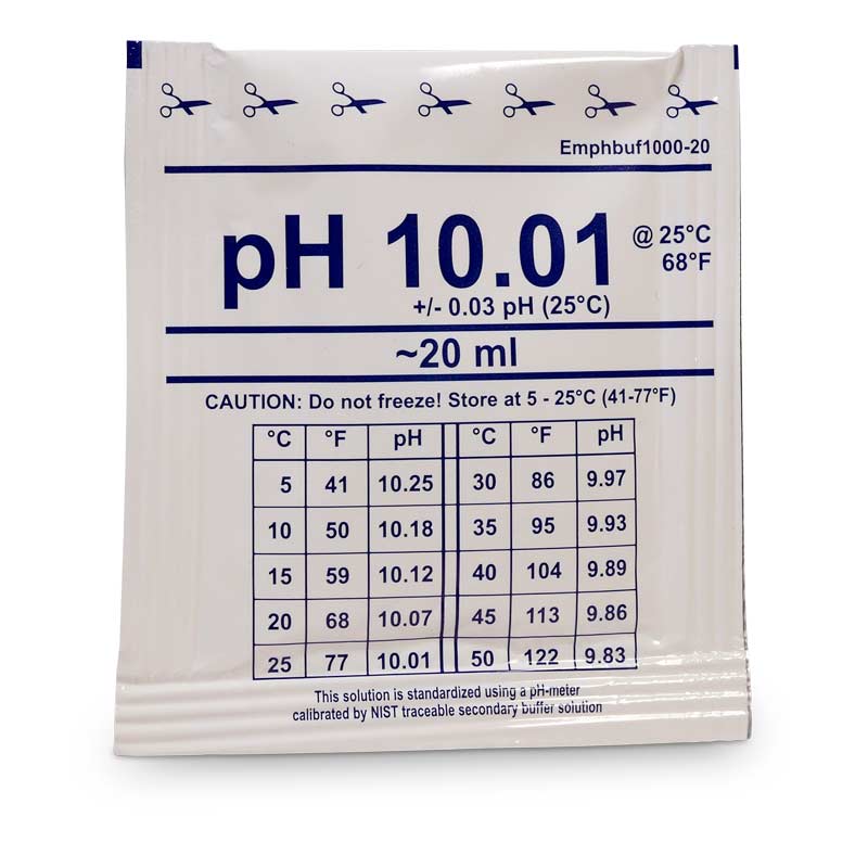 WATER-I.D. Kalibrierlösung, Eichlösung 20ml pH 10.00