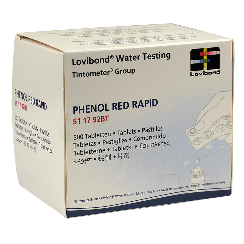 Phenol Red Rapid Tabletten Lovibond 150 Tabletten (15 Streifen)
