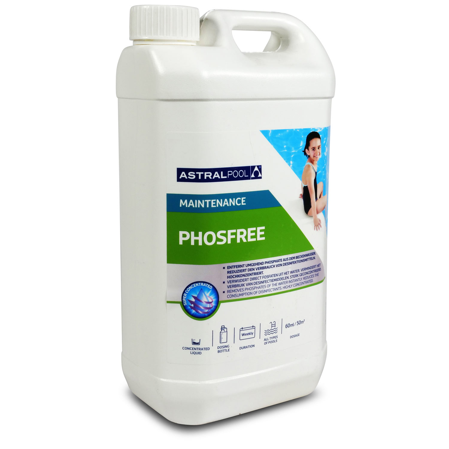 Astralpool Phosfree zur Entfernung von Phosphaten 3,0 L