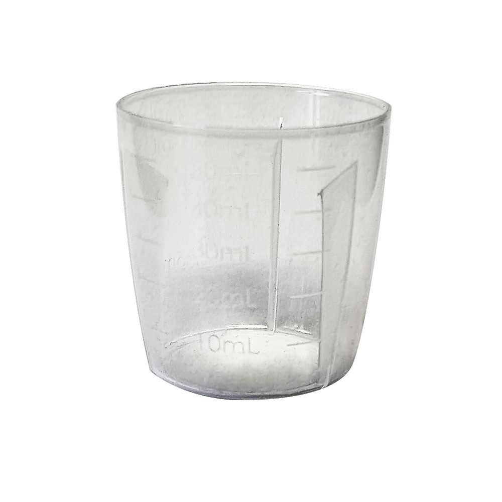 Messbecher transparent 10 - 50 ml