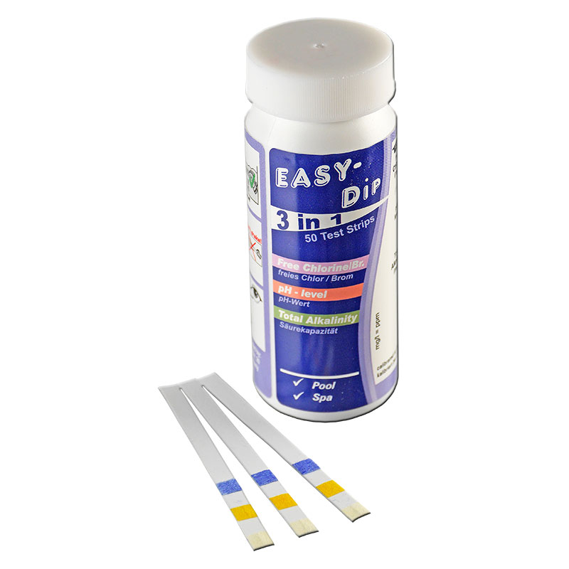 EASY DIP 50 Teststreifen Chlor, pH + Alk.