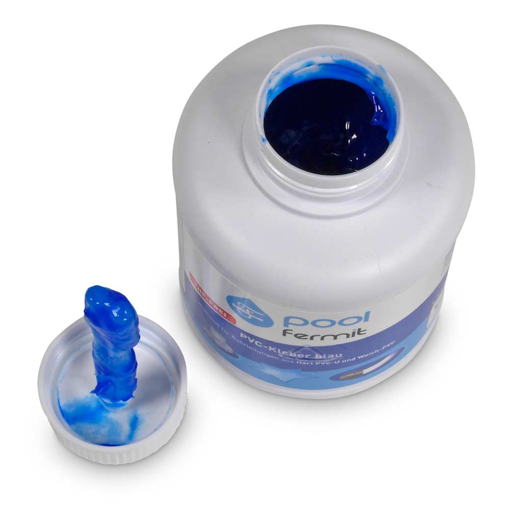 Fermit PVC-Kleber blau 500 ml Dose