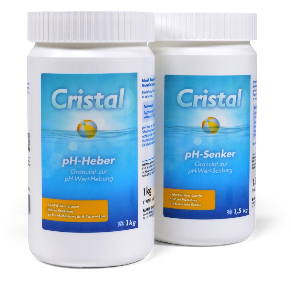 Cristal SET pH-Heber + pH-Senker 2,5 kg