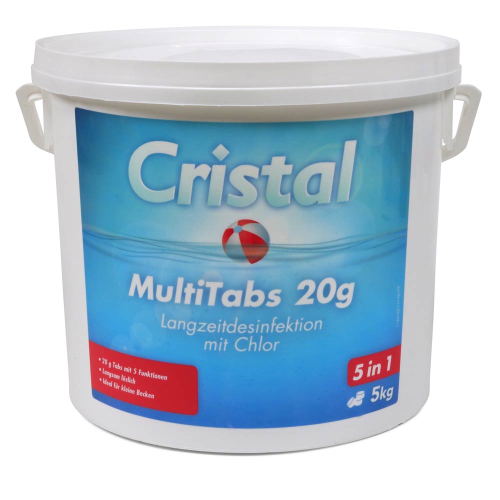 CRISTAL MultiTabs Chlor 5 in 1 (20g) 5,0 kg