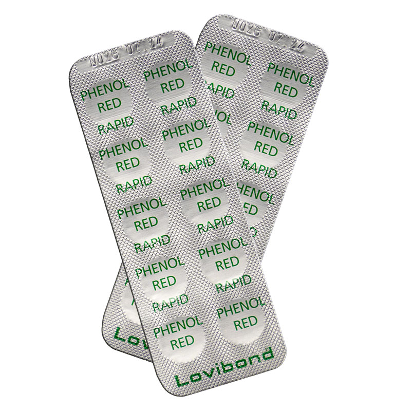 Phenol Red Rapid Tabletten Lovibond 500 Tabletten (50 Streifen)