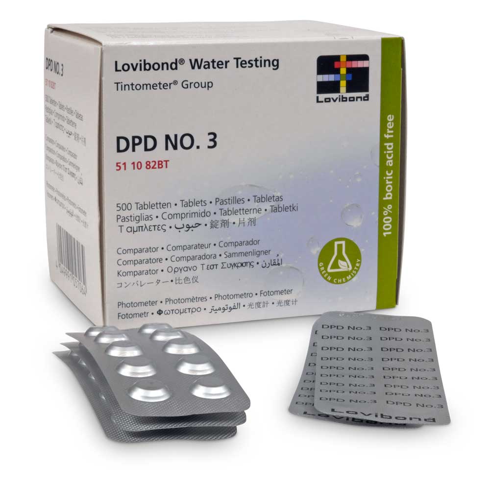 DPD 3 Photometer 500 Tabletten (50 Streifen)