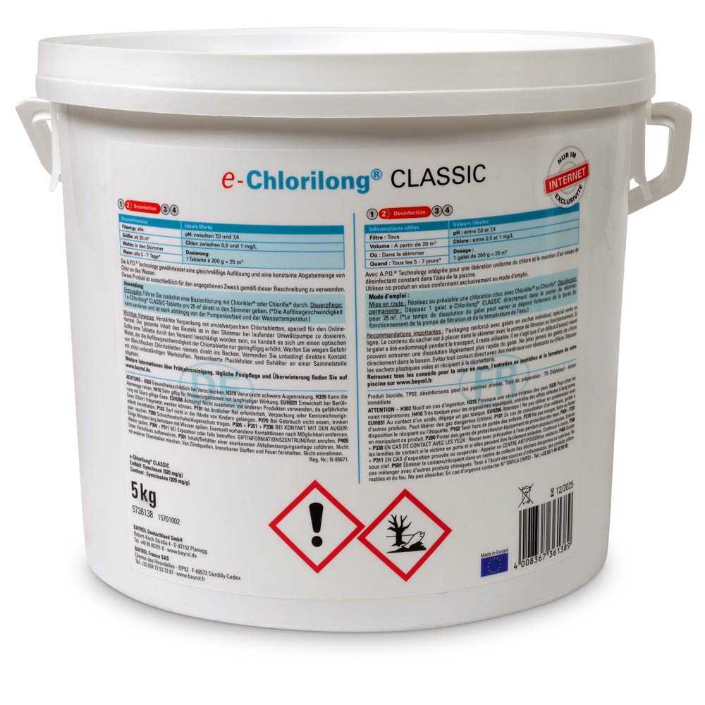BAYROL e-Chlorilong CLASSIC 5,0 kg