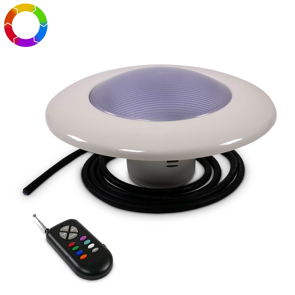 LED-Strahler RGB mit Frontring PAR 56 + Fernbedienung