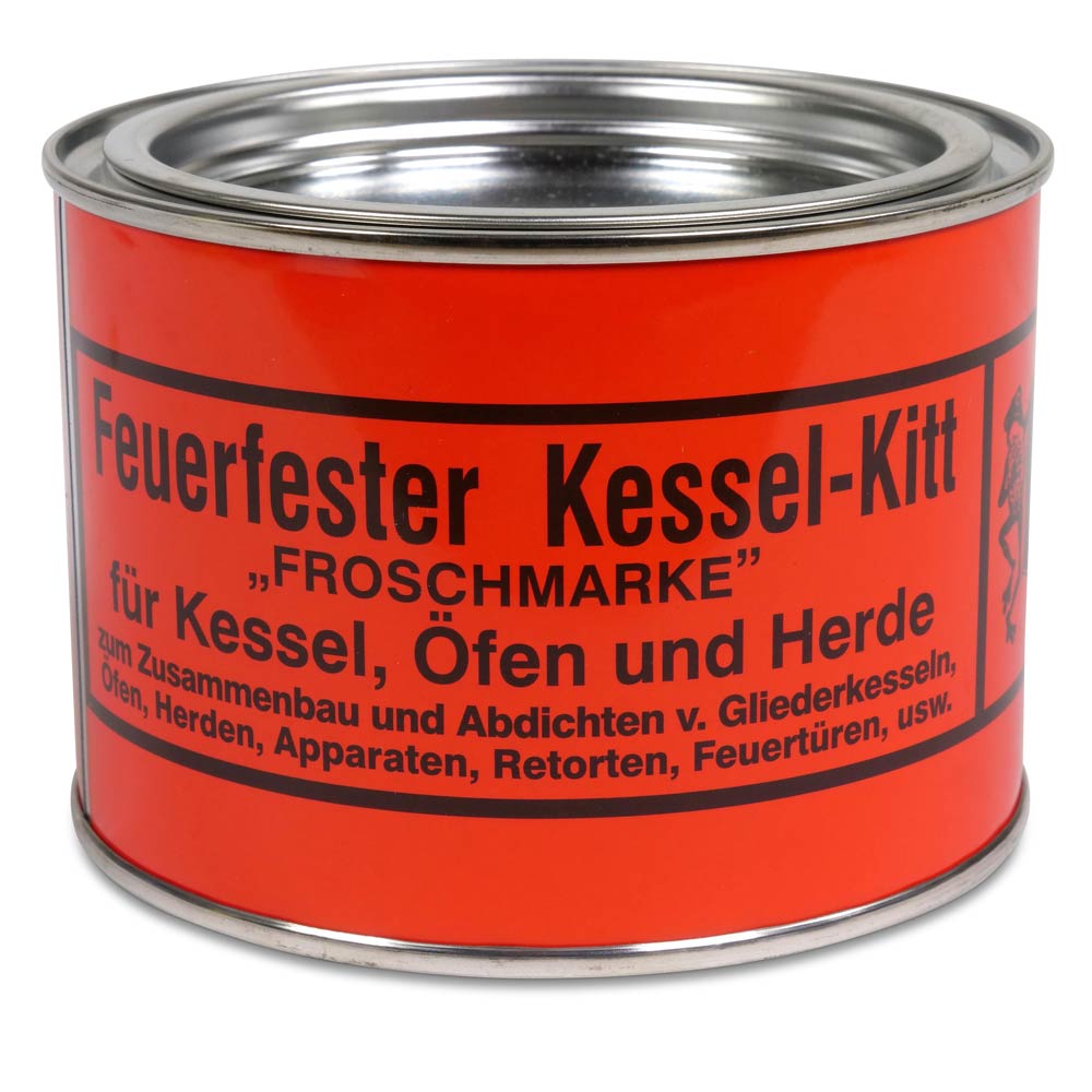 Fermit Feuerfester Kessel-Kitt Froschmarke 500 g Dose