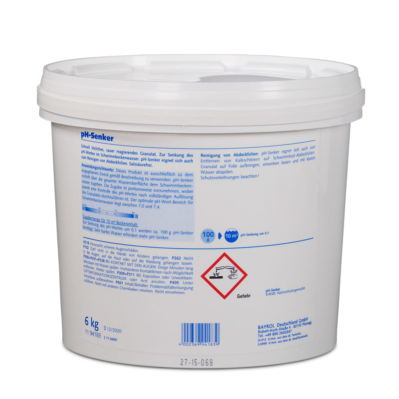 Bellaqua pH-Senker Granulat 6,0 kg