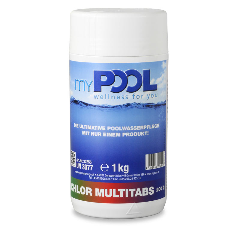myPOOL Chlor MultiTabs 200gr. 1,0 kg