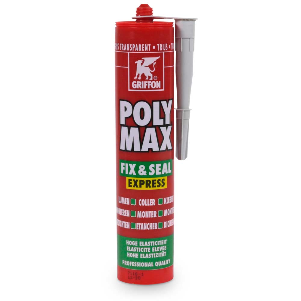 Griffon Poly Max Fix & Seal Express grau transparent