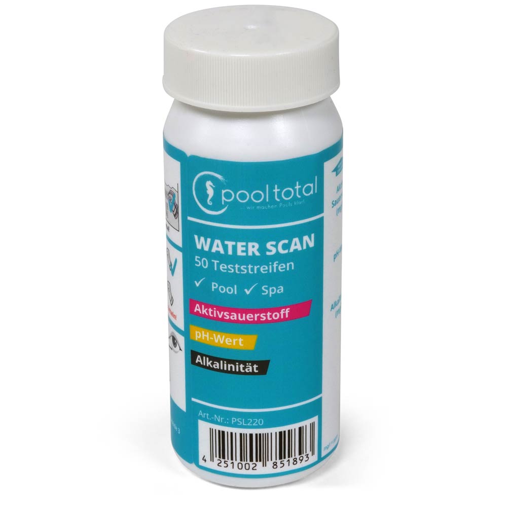 Water SCAN Teststreifen Aktivsauerstoff, pH + Alk.