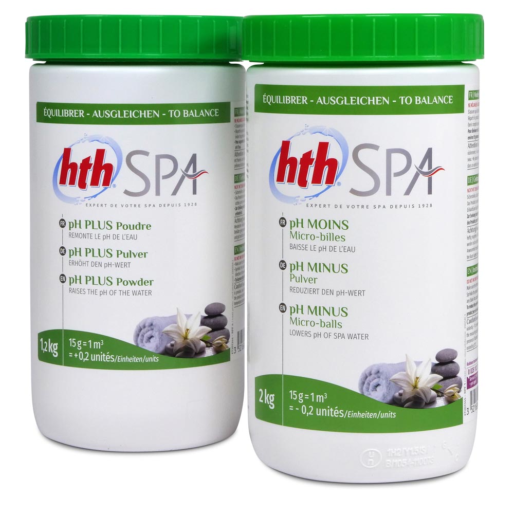 SET> hth SPA pH-Minus + pH-Plus Pulver 3,2 kg