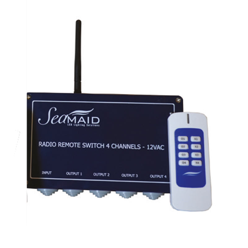 SeaMAID 4-Kanal Kontrollbox für LED Flachscheinwerfer RGB