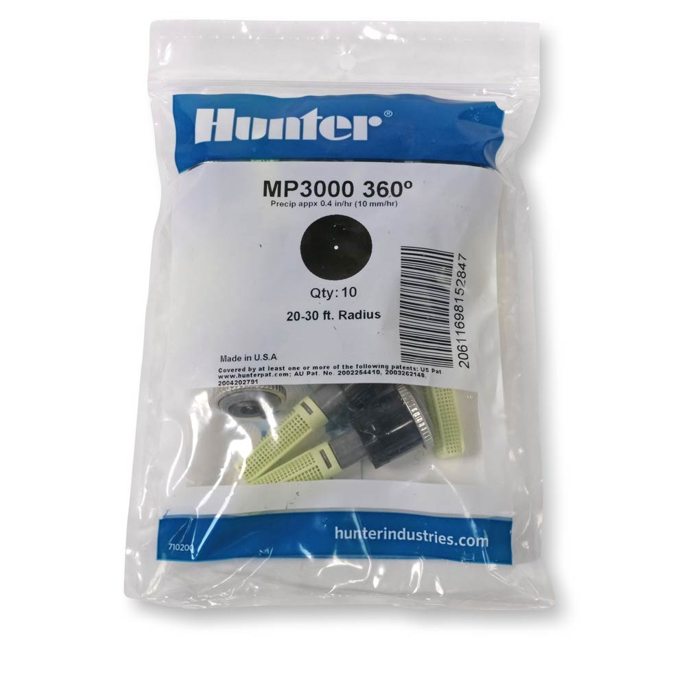 10x Hunter MP Rotator Düse MP3000 360°