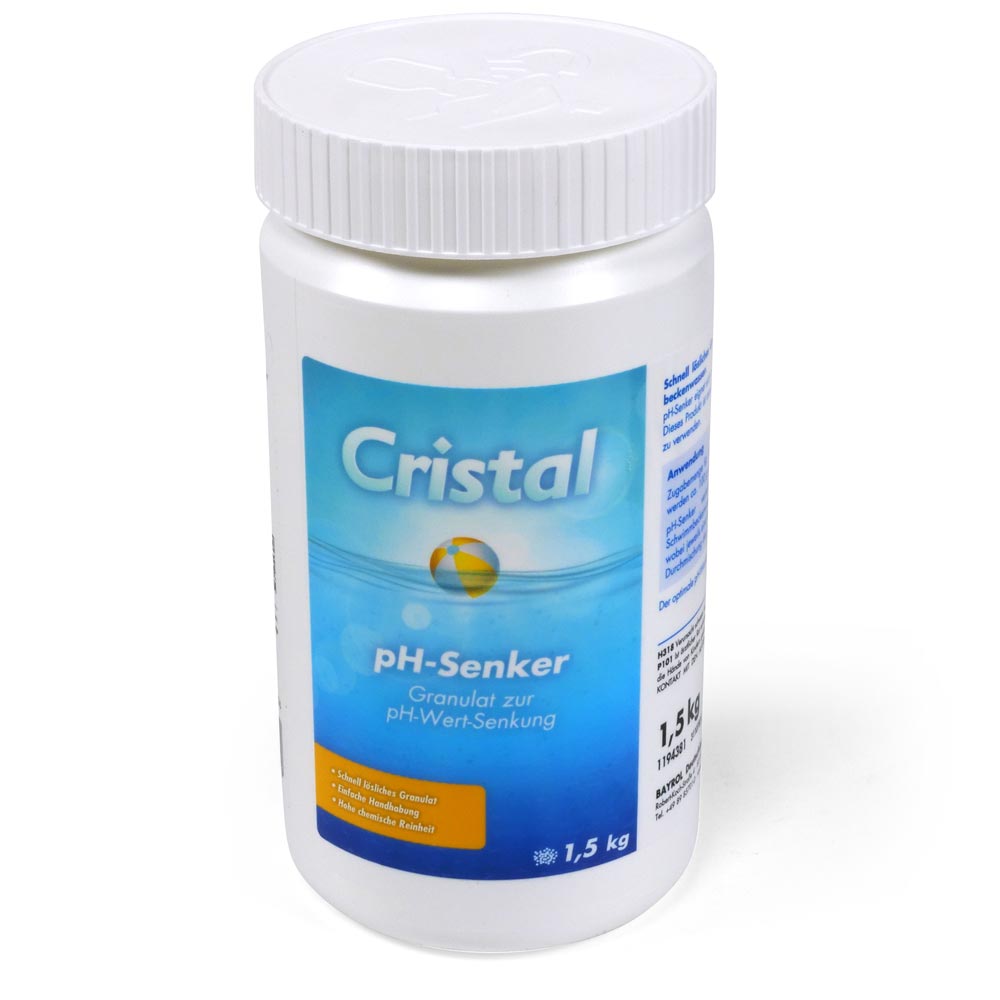 CRISTAL pH-Senker Granulat 1,5 kg