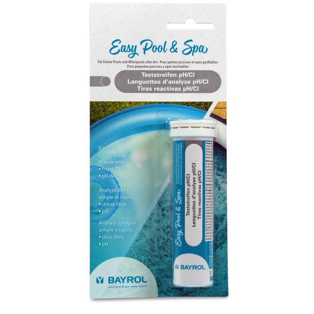 BAYROL Easy Pool & Spa Chlortabs 5 Funktionen + Teststreifen