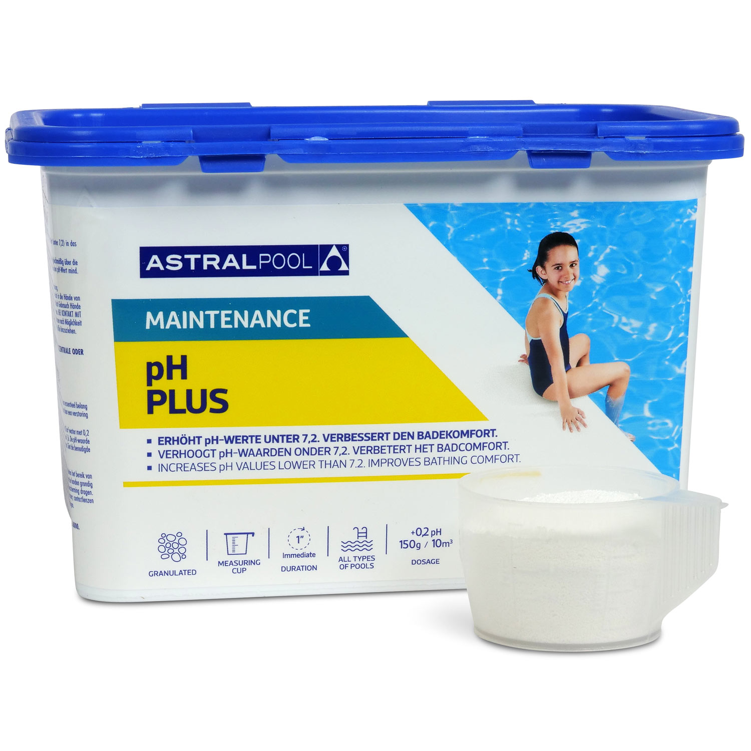Astralpool pH Plus Granulat 1,0 kg