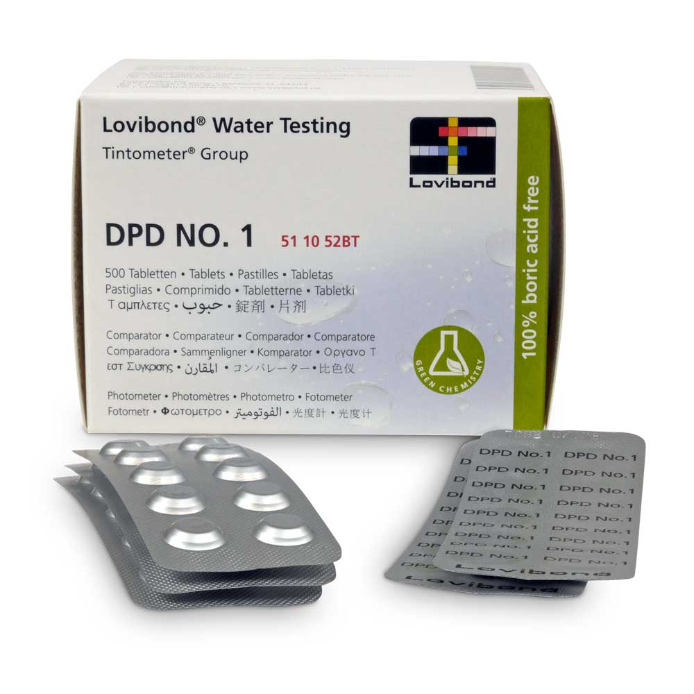 DPD 1 Photometer 500 Tabletten (50 Streifen)